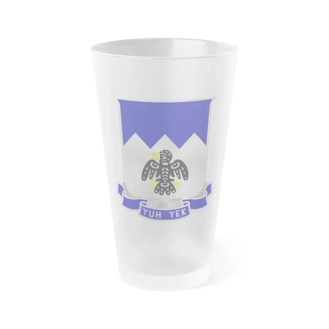 297th Infantry Regiment (U.S. Army) Frosted Pint Glass 16oz Default Title - Go Mug Yourself