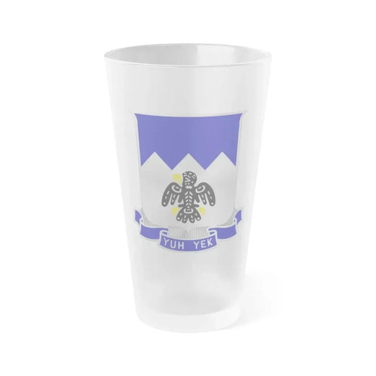 297th Infantry Regiment (U.S. Army) Frosted Pint Glass 16oz Default Title - Go Mug Yourself