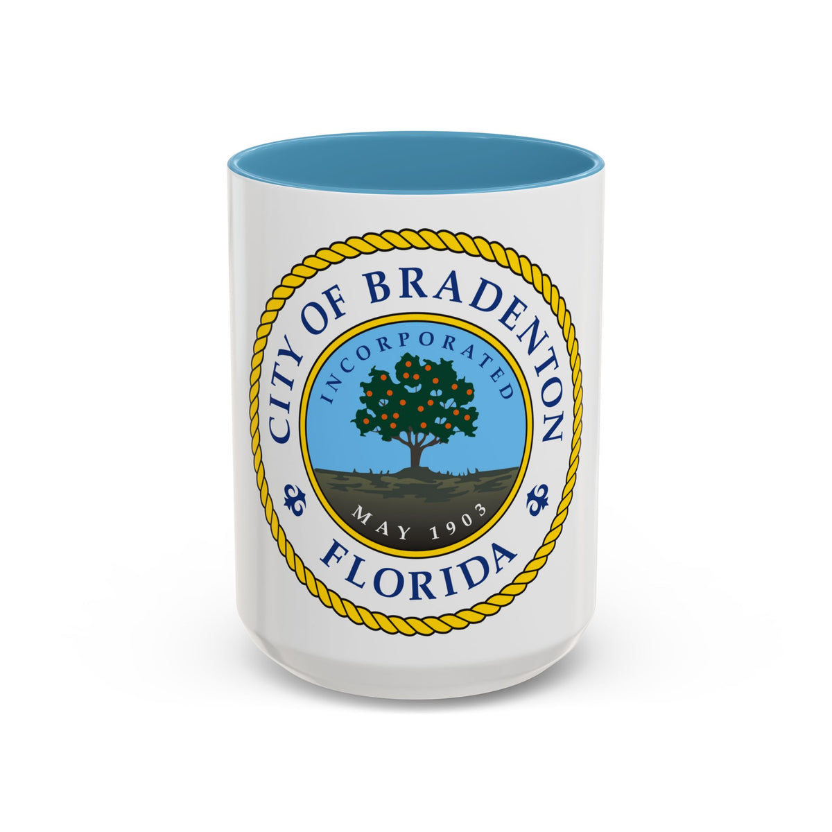 Seal of Bradenton Florida - Accent Coffee Mug