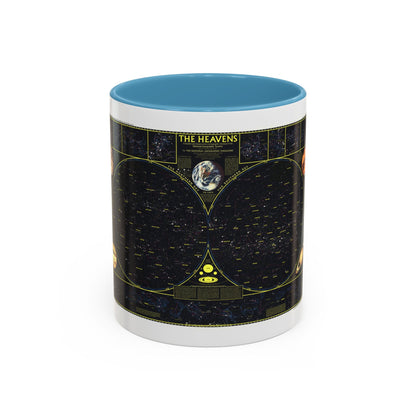 Heavens. The (1970) (Map) Accent Coffee Mug