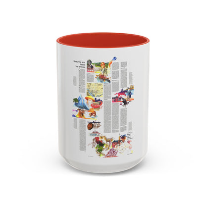 USA - Mid-Atlantic States 2 (1976) (Map) Accent Coffee Mug