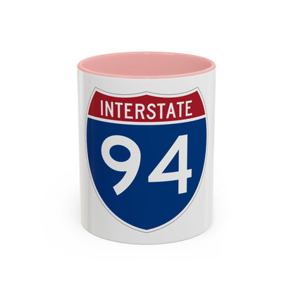 Interstate 94 (U.S. Highways) Accent Coffee Mug