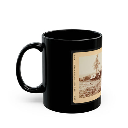 A Confederate Redoubt 001 (U.S. Civil War) Black Coffee Mug
