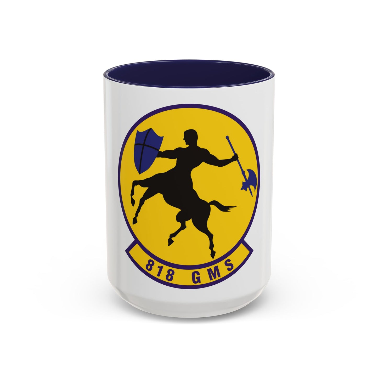 818th Global Mobility Squadron (U.S. Air Force) Accent Coffee Mug