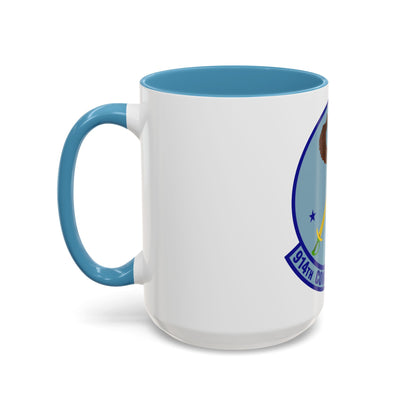 914th Combat Communications Flight (U.S. Air Force) Accent Coffee Mug