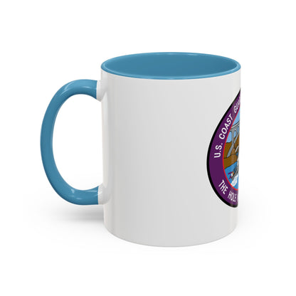 USCG Station Depoe Bay (U.S. Coast Guard) Accent Coffee Mug