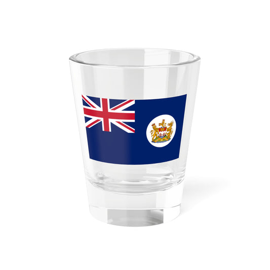 Flag of Hong Kong 1959-1997 3-5 (China) Shot Glass 1.5oz