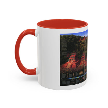 North America - The Mesoamericans (1997) (Map) Accent Coffee Mug