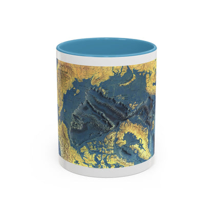 Arctic Ocean Floor (1971) (Map) Accent Coffee Mug