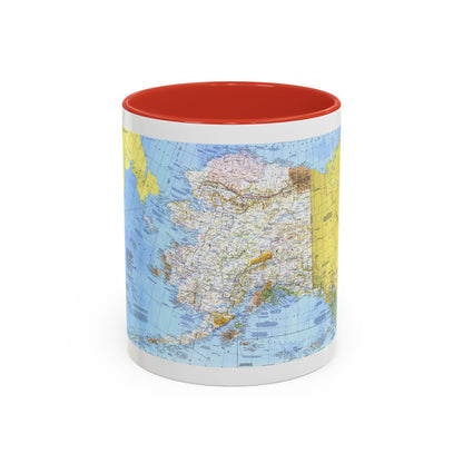USA - Alaska (1975) (Map) Accent Coffee Mug