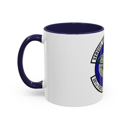 301st Force Support Squadron (U.S. Air Force) Accent Coffee Mug