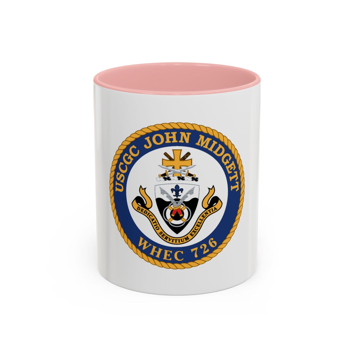 USCGC John Midgett WHEC 726 (U.S. Coast Guard) Accent Coffee Mug
