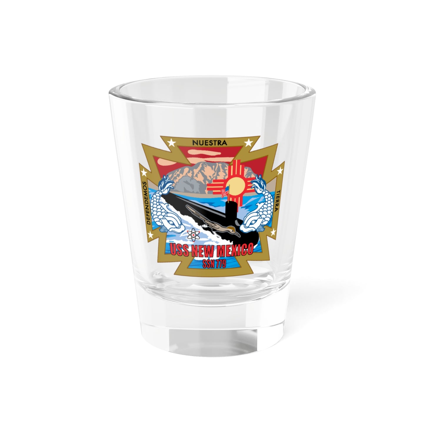 Verre à liqueur USS New Mexico (US Navy) 1,5 oz