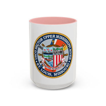 USCG Sector Upper Mississippi River (U.S. Coast Guard) Accent Coffee Mug