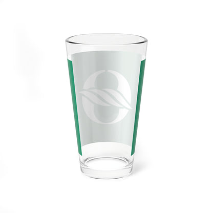 Flag of Nagahama Shiga variant (Japan) Pint Glass 16oz