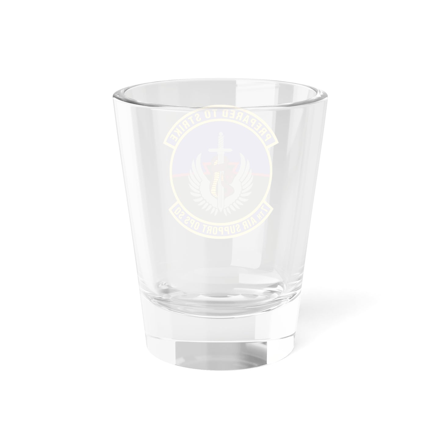 Verre à liqueur du 7e Escadron d'opérations de soutien aérien (US Air Force) 1,5 oz