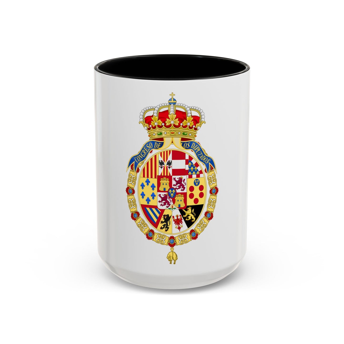 Coat of Arms of the Congress of Spain - Accent Coffee Mug