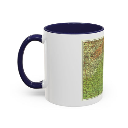 USA - Southeastern (1926) (Map) Accent Coffee Mug