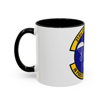 314th Comptroller Squadron (U.S. Air Force) Accent Coffee Mug