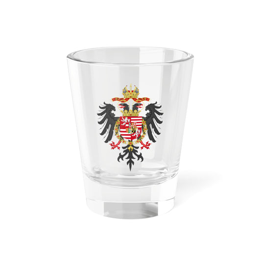 Greater Coat of Arms of Maximilian II Holy Roman Emperor (Austria) (Coat of Arms) Shot Glass 1.5oz