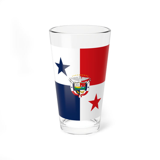 Presidential Flag of Panama Square (Panama) Pint Glass 16oz