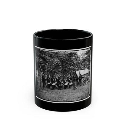 Bealeton, Va. Drum Corps, 93d New York Infantry (U.S. Civil War) Black Coffee Mug