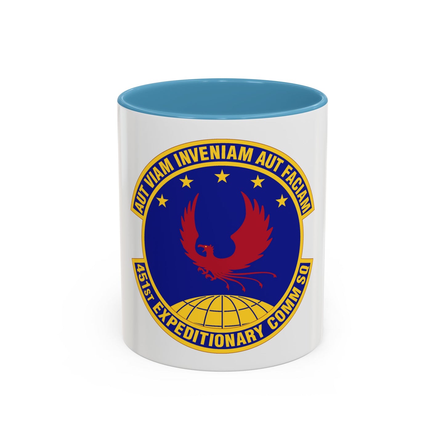 451st Expeditionary Communications Squadron (U.S. Air Force) Accent Coffee Mug