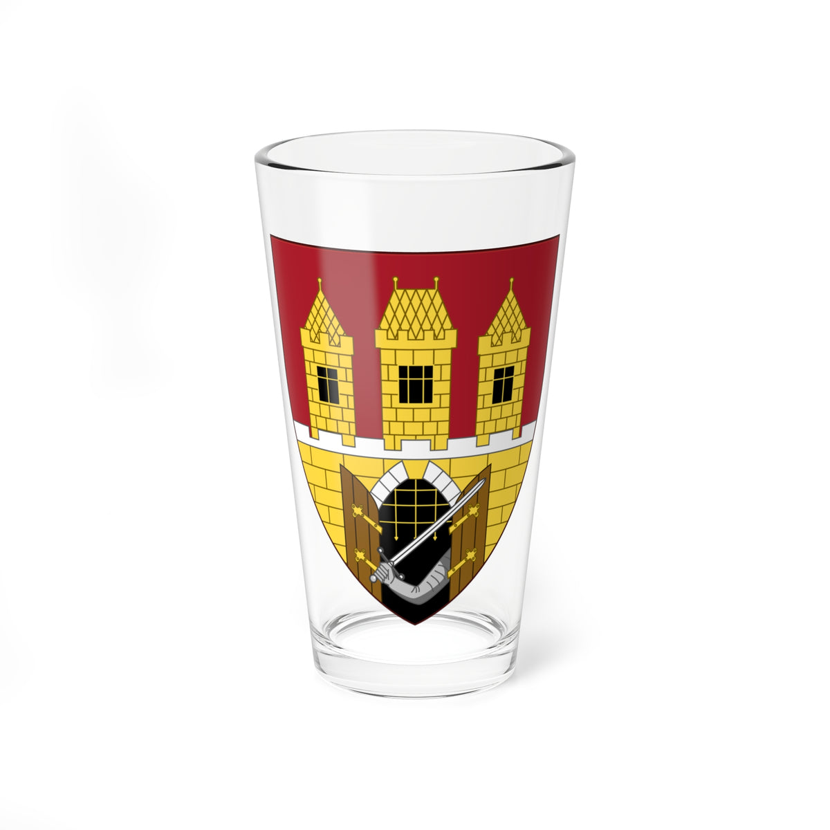 Insigne Pragae (Czech Republic) (Coat of Arms) Pint Glass 16oz