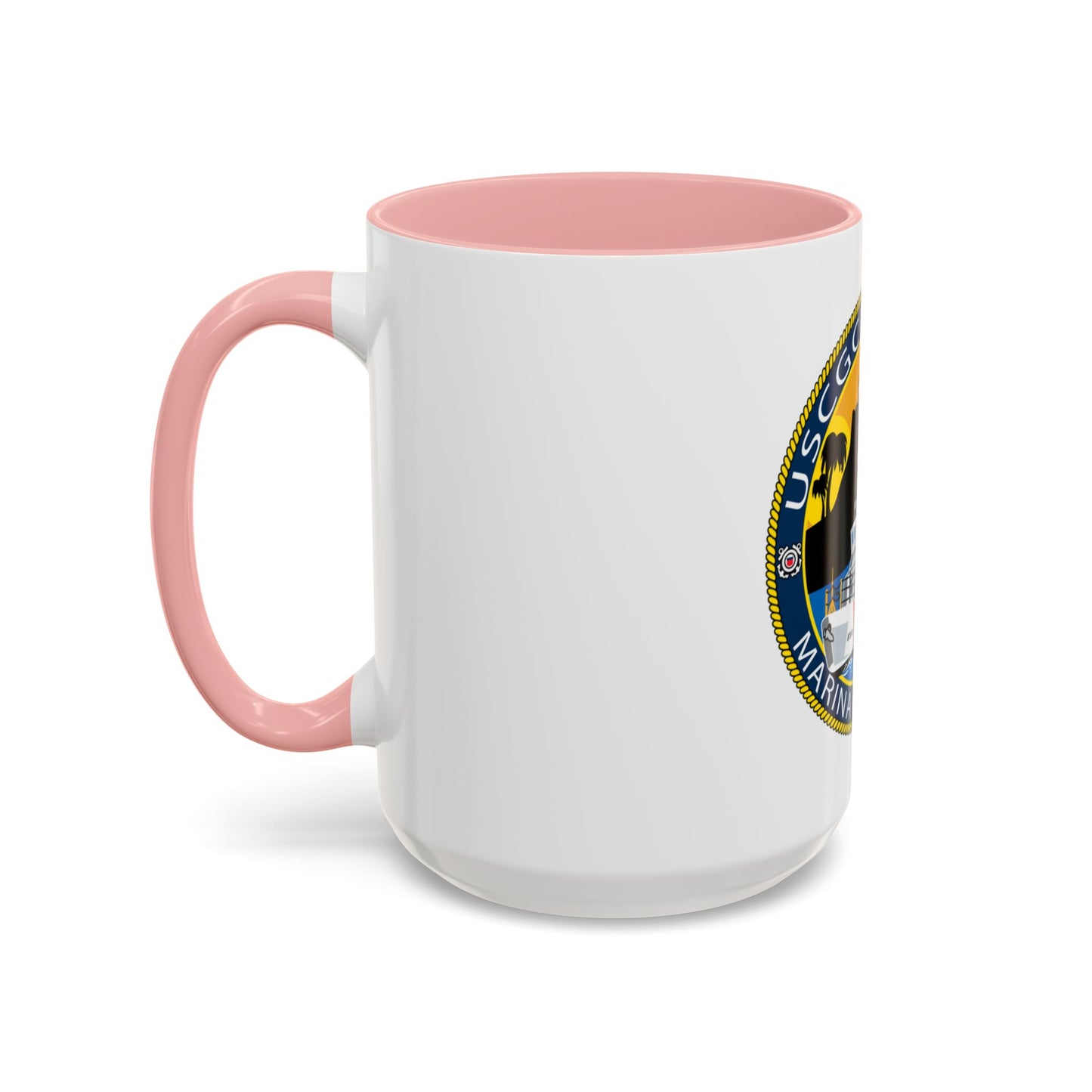USCG Halibut Marina Del Ray CA (U.S. Coast Guard) Accent Coffee Mug