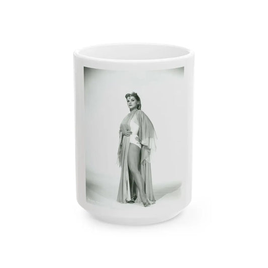 Debra Paget #367 (Vintage Female Icon) White Coffee Mug-15oz-Go Mug Yourself