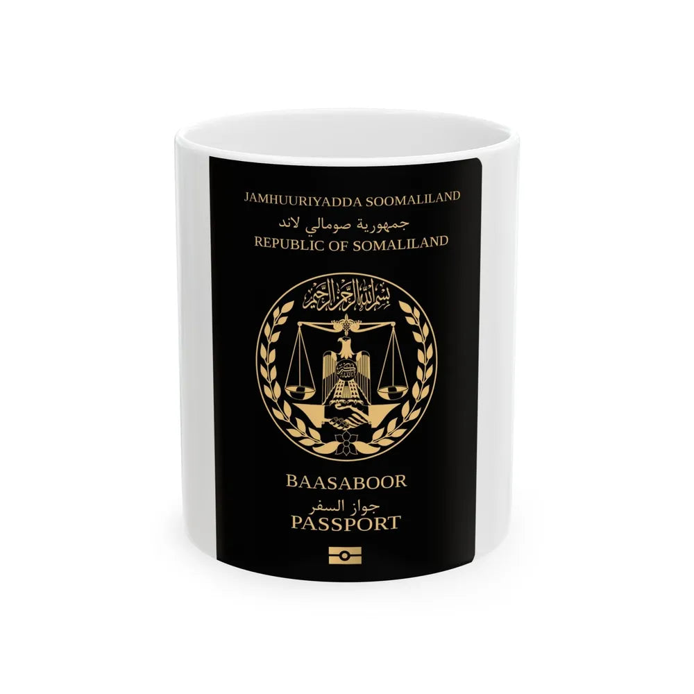 Somaliland Passport - White Coffee Mug-11oz-Go Mug Yourself