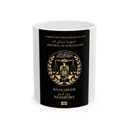 Somaliland Passport - White Coffee Mug-11oz-Go Mug Yourself