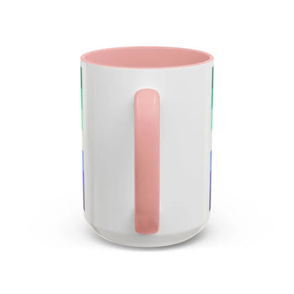 Gay Men Pride Flag - Accent Coffee Mug-Go Mug Yourself