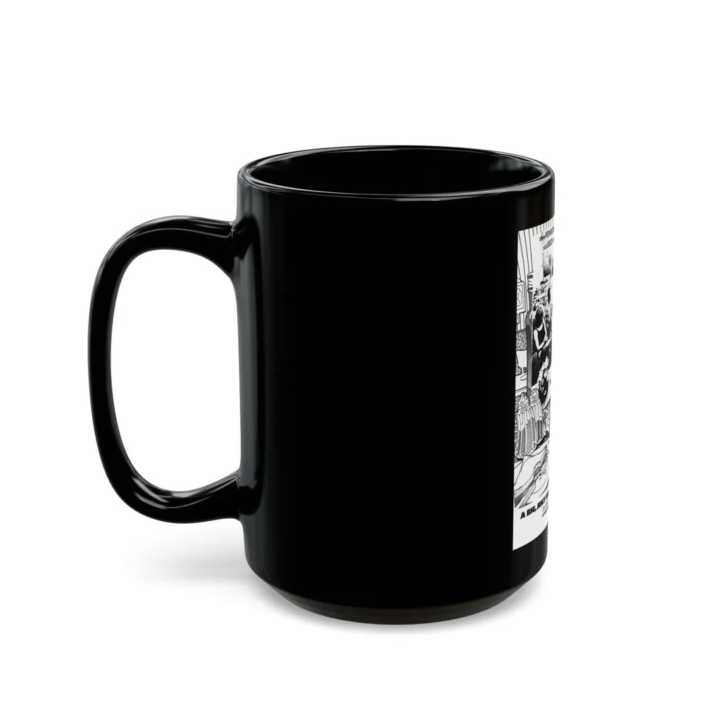 Steve Winwood 1971 (Music Poster) Black Coffee Mug-Go Mug Yourself