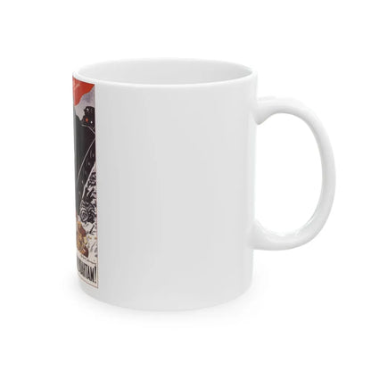 Soviet Era Poster 532 - White Coffee Mug-Go Mug Yourself