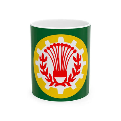 Flag of the Dakahlia Governorate Egypt - White Coffee Mug-11oz-Go Mug Yourself