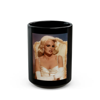 Carroll Baker #14 (Vintage Female Icon) Black Coffee Mug-15oz-Go Mug Yourself