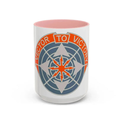 29th Air Traffic Control Group (U.S. Army) Accent Coffee Mug 15oz Pink - Go Mug Yourself