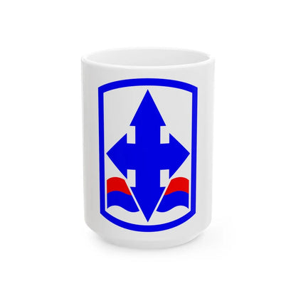 29th Infantry Brigade SSI (U.S. Army) White Coffee Mug-15oz-Go Mug Yourself