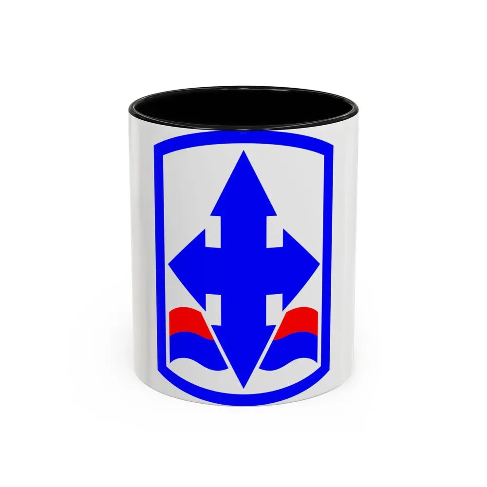 29th Infantry Brigade SSI (U.S. Army) Accent Coffee Mug 11oz Black - Go Mug Yourself