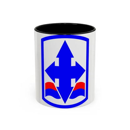 29th Infantry Brigade SSI (U.S. Army) Accent Coffee Mug 11oz Black - Go Mug Yourself