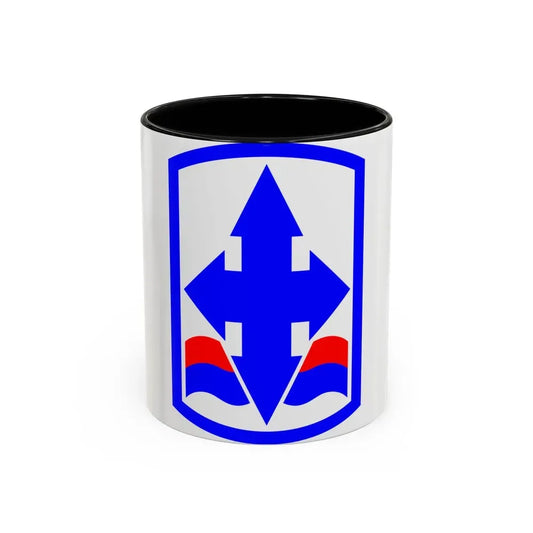 29th Infantry Brigade SSI (U.S. Army) Accent Coffee Mug 11oz Black - Go Mug Yourself