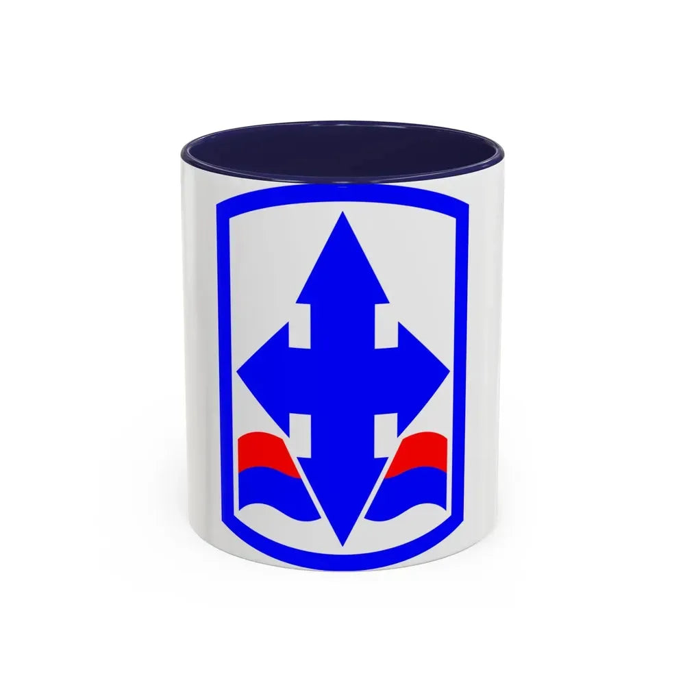 29th Infantry Brigade SSI (U.S. Army) Accent Coffee Mug 11oz Navy - Go Mug Yourself