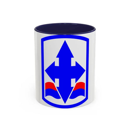 29th Infantry Brigade SSI (U.S. Army) Accent Coffee Mug 11oz Navy - Go Mug Yourself