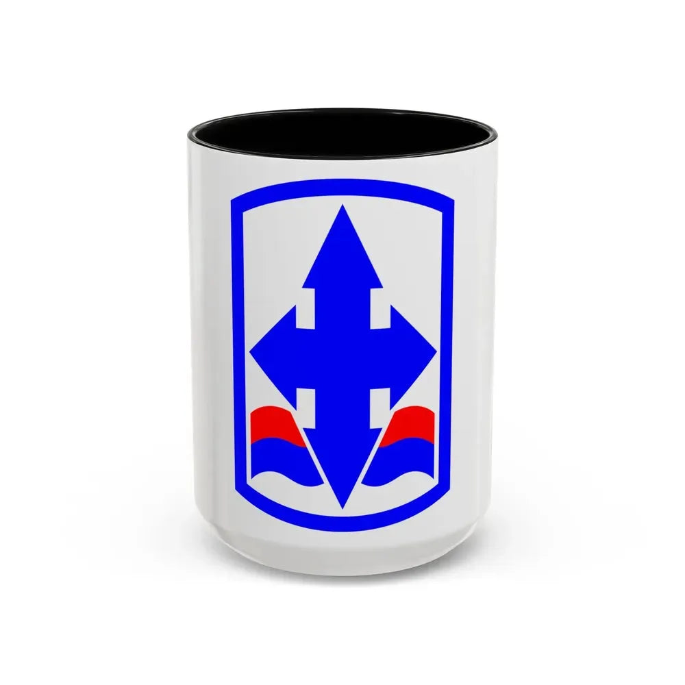 29th Infantry Brigade SSI (U.S. Army) Accent Coffee Mug 15oz Black - Go Mug Yourself