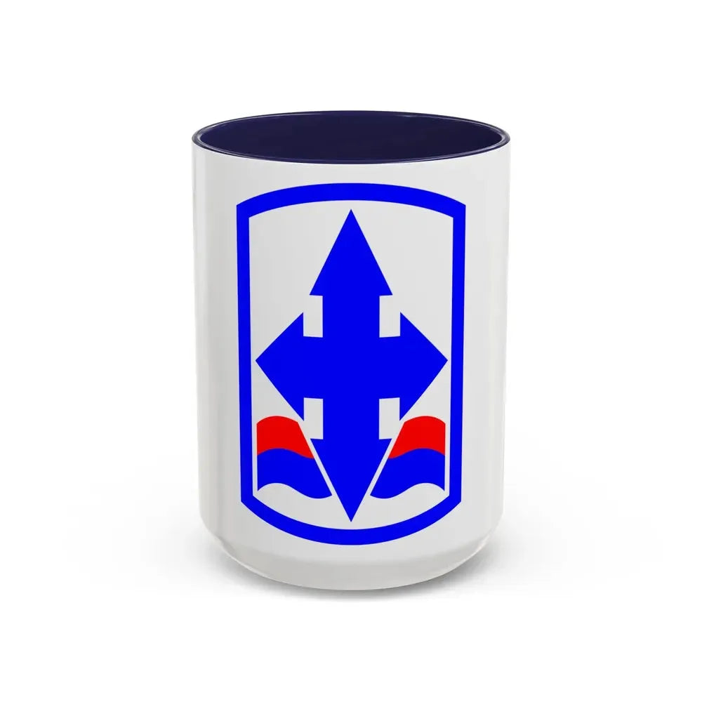 29th Infantry Brigade SSI (U.S. Army) Accent Coffee Mug 15oz Navy - Go Mug Yourself