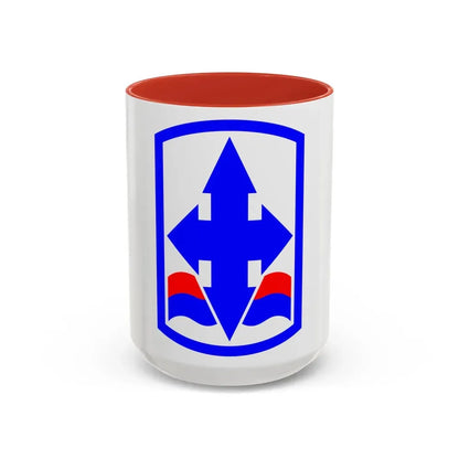 29th Infantry Brigade SSI (U.S. Army) Accent Coffee Mug 15oz Red - Go Mug Yourself