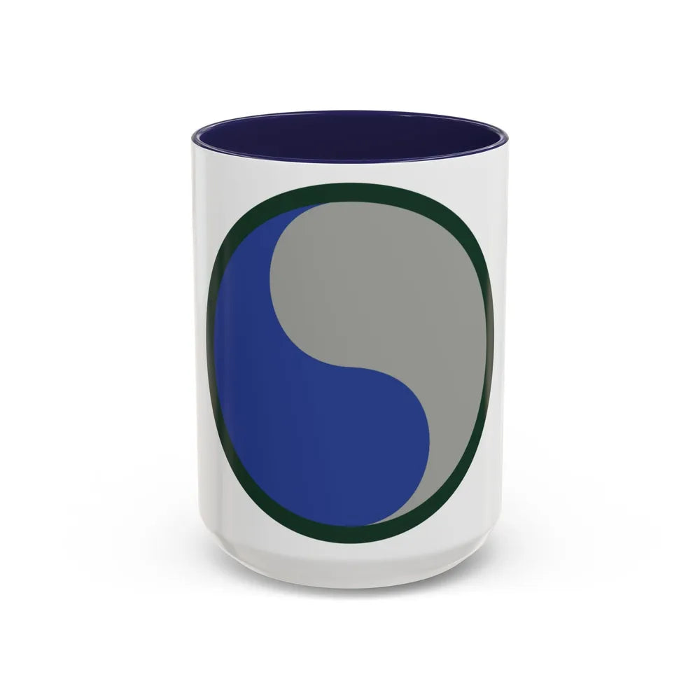 29TH INFANTRY DIVISION (U.S. Army) Accent Coffee Mug-15oz-Navy-Go Mug Yourself