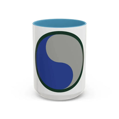 29TH INFANTRY DIVISION (U.S. Army) Accent Coffee Mug 15oz Light Blue - Go Mug Yourself