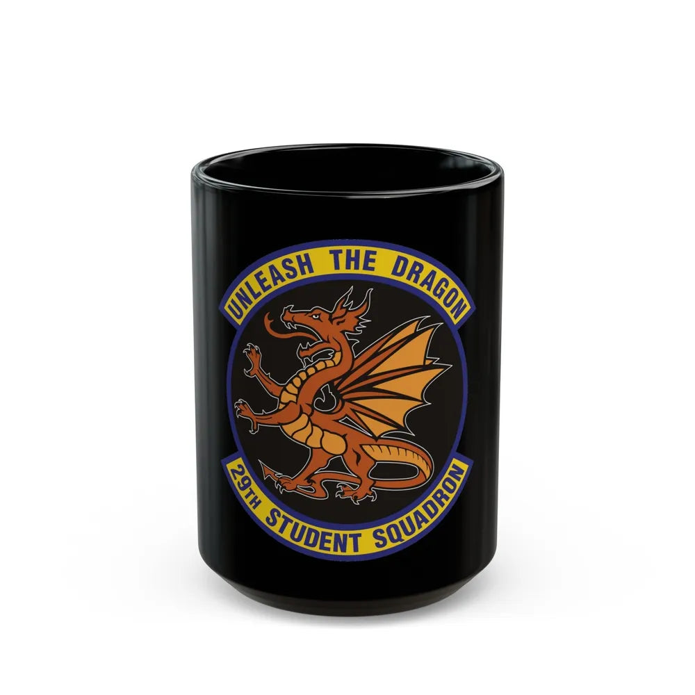 29th Student Squadron (U.S. Air Force) Black Coffee Mug-15oz-Go Mug Yourself